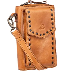 STS Bandera Tan Quickdraw Crossbody Wallet (62442)