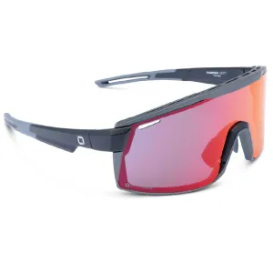 OPTIC NERVE Unisex FixieMAX Matte Black Frame with Smoke Lens/Red Mirror Sunglasses (22077)
