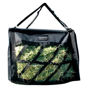 PROFESSIONAL'S CHOICE Equisential Top Load Black Feed Hay Bag (EQHB-BLA)