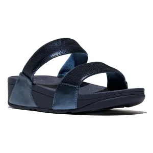 FITFLOP Women's Lulu Sequin Silver Slides (JL4-011)
