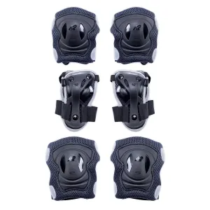 K2 SKATE Womens Performance Black/Purple/Silver Pad Set (I200401401)