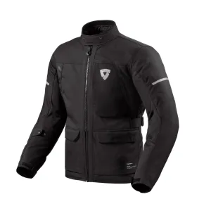 REV'IT! Men's Convergent H2O Black Jacket (FJT432-1010)