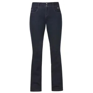 KERRITS Women's Stretch Denim Silicone Knee Patch Bootcut Regular Denim Riding Pant (50463DENIM)