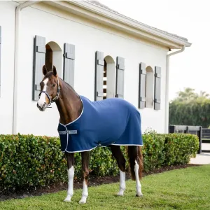 HORSEWARE IRELAND Amigo Navy/Titanium Grey/Silver Jersey Pony Cooler (AMRJ44-BJI0)
