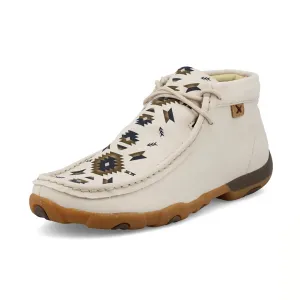 TWISTED X Women's Chukka Light Beige/Multi Driving Moc (WDM0161)