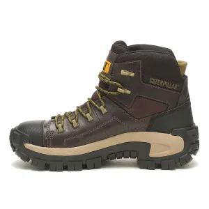 CAT Men's Invader Hiker Waterproof Slip-Resistant Composite Toe Coffee Bean Work Boots (P91541)