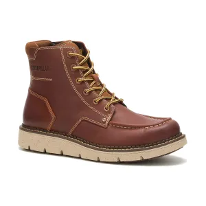 CAT Men's Covert Leather Brown Boots (P725361)