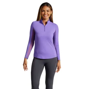 IBKUL Women's Solid Long Sleeve Mock Neck Top (80000)
