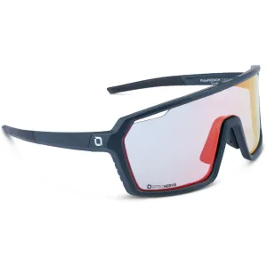 OPTIC NERVE FixiePHENOM 2.0 Matte Gray with Photochromic Smoke Lens Red Mirror Sunglasses (22813)