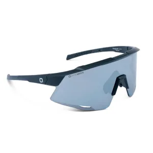 OPTIC NERVE FixieAIR Matte Black with Smoke Lens Silver Flash Mirror Sunglasses (22801)