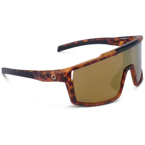 OPTIC NERVE FixieRUSH Matte Tortoise with Brown Lens Gold Mirror Sunglasses (22815)