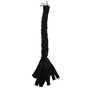 PROFESSIONAL'S CHOICE Polar Fleece/Lycra Mix Black Tail Braid, Large (TBP-00498 BLACK)