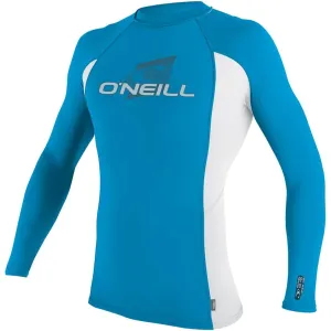 O'NEILL Youth Premium Skins Sky/White/Sky Long Sleeve Rashguard (4174-AP3-4)