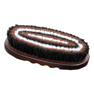 PROFESSIONAL'S CHOICE Tail Tamer Wood Series Small Oval Horsehair Brush (W225)