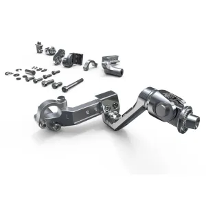 CIRO Goldstrike Black 3-Way Adjustable Highway Peg Mounts for Gold Wing '18-UP (603)