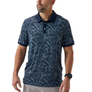 BURLEBO Blade Collar Digi Camo/Navy Polo (PBC-DIGC-NVY)