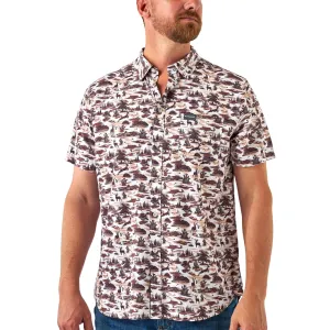 BURLEBO Performance Button Up Short Sleeve Shirt (PBU)