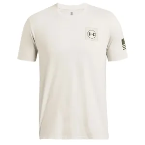 UNDER ARMOUR Men's Freedom Snake Summit White/Marine OD Green T-Shirt (1386732-110)