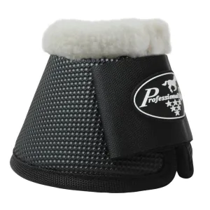PROFESSIONAL'S CHOICE All Purpose Bell Boots w/ Fleece (BBF30-BLA)