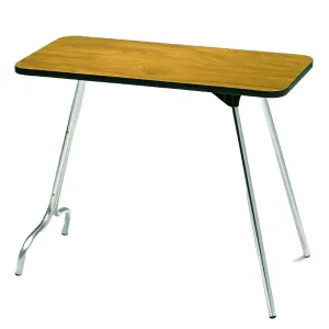 SURCO All Purpose Oak Finish 16x32in Folding Table (1632O)