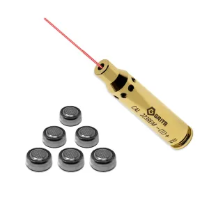 GRITR Red Laser Bore Sighter for Pistols/Rifles w/ Included Batteries