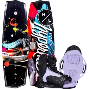 HYPERLITE Eden 2.0 Jr. 125 Eden Wakeboard with Jinx 4-8.5 Bindings (25320103)