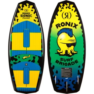 RONIX Kid's Powertail Sonic 3'9" Yellow/Green Squidhawk Wakesurf Board (252401)