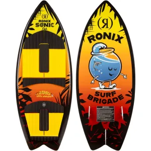 RONIX Boy's Fish Sonic 3'9" Sunset Splash Wakesurf Board (252402)