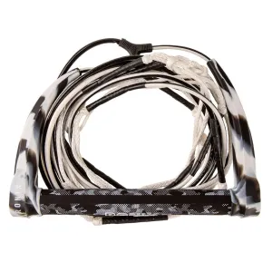 RONIX Recon 11in Handle with 30ft 7-Sect. Snow Camo Surf Rope (256145)