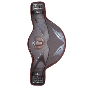 PROFESSIONAL'S CHOICE Contoured Belly Guard Monoflap Chocolate Girth (CBMG-CHO)