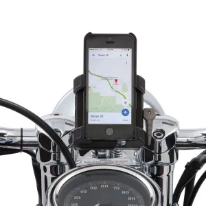 CIRO Premium 1 1/4" Clamp Chrome Smartphone Holder (50214)