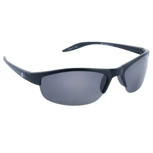 OPTIC NERVE Unisex Alpine Matte Black Frame with Polarized Smoke Lens Sunglasses (22844)