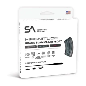 SCIENTIFIC ANGLERS Magnitude Textured Grand Slam WF-9-F Full Clear Float Fly Line (143431)