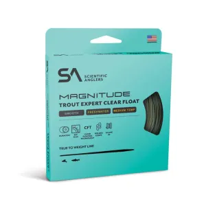 SCIENTIFIC ANGLERS Magnitude Smooth Trout Expert Sage Green/Clear Tip Fly Line