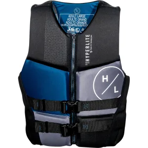HYPERLITE Men's Prime Blue/Black HRM Life Vest (2560023)