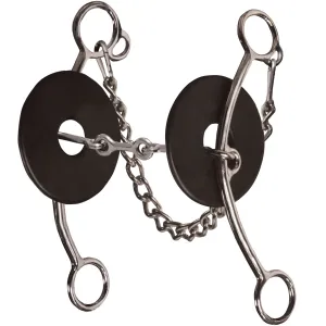 PROFESSIONAL'S CHOICE Brittany Pozzi Lifter Series Long Shank Three Piece Smooth Snaffle Bit (BPB-125)