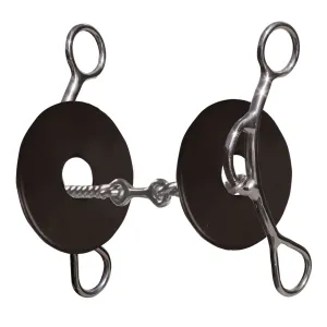 PROFESSIONAL'S CHOICE Brittany Pozzi Medium Gag Series Long Shank Three Piece Twisted Wire Bit (BPB-129)