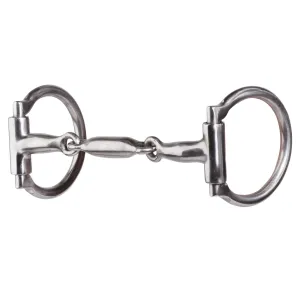 PROFESSIONAL'S CHOICE D Ring Three Piece Snaffle Bit (PCB-98A)