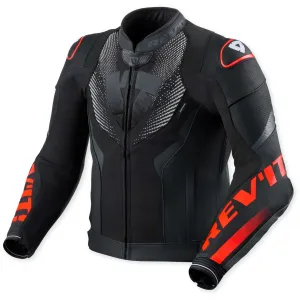 REV'IT! Men's Hyperspeed 3 Air Black/Neon Red Jacket (FJL154-1270)