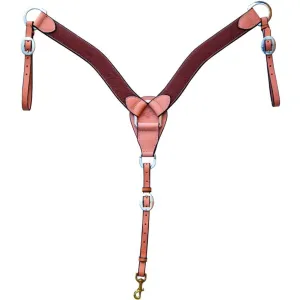 PROFESSIONAL'S CHOICE Contoured 2in Tan Bison Breast Collar (1165TBIS)