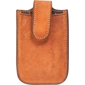 MARTIN SADDLERY Chestnut Roughout Leather Smart Phone Holder (IPHONEH6CHRO)