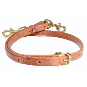 PROFESSIONAL'S CHOICE Harness Leather Tie Down Strap with Brass Snaps (8056B)