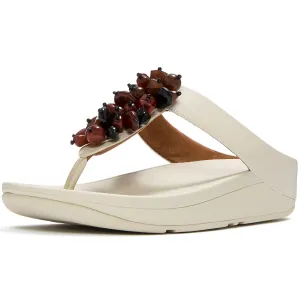 FITFLOP Women's Fino Bead-Cluster Toe-Post Sandals (A2D)