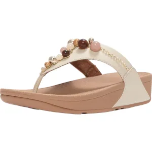 FITFLOP Women's Lulu Beaded Toe-Post Sandals (A9P)