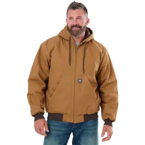 BERNE Men's Heritage Duck Hooded Active Work Jacket (HJ51)
