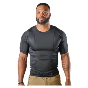 TRU-SPEC Men's Concealed Holster Carry Black Tee Shirt (1226)