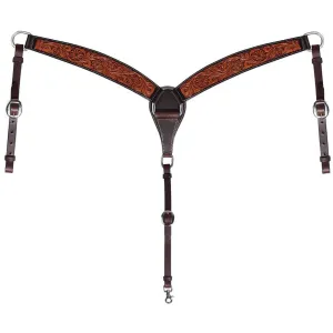PROFESSIONAL'S CHOICE Prairie Flower Natural/Chocolate Breast Collar (3P6031)
