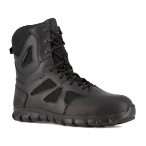REEBOK Men's Sublite Cushion Tactical 8in Waterproof Black Boot (RB8807)