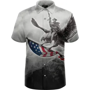 RETRO RIFLE Ol' Americana Button Down SS Shirt (20225581)