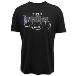 UNDER ARMOUR Men's Freedom 1776 Black/White T-Shirt (6014649-001)
